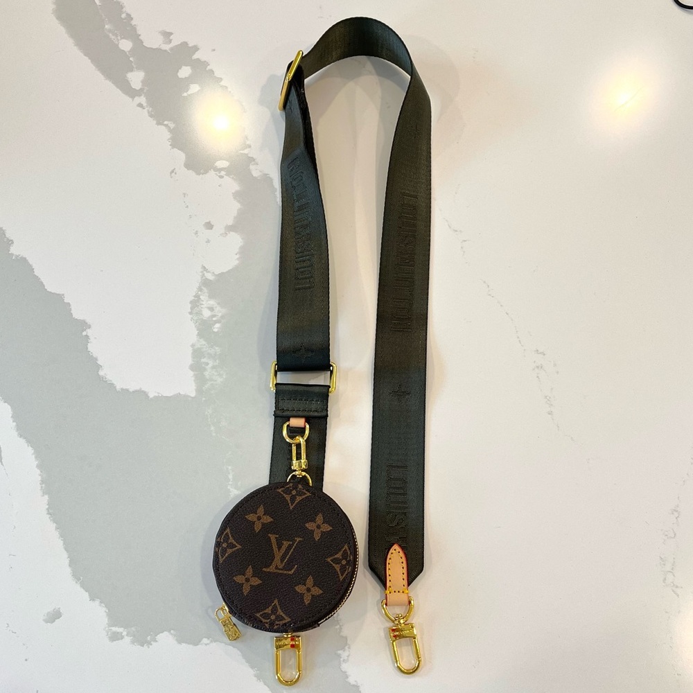 LV Strap Green Bandouliere Bag Coin Pouch Inspiration